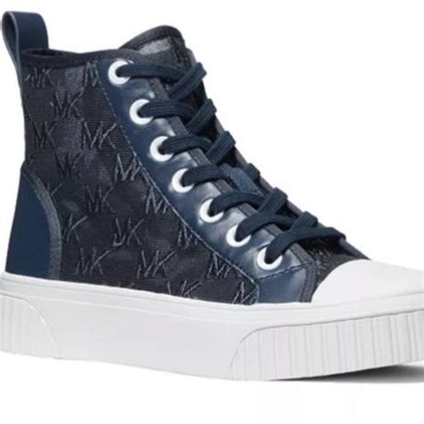 michael michael kors gertie high top logo mesh sneakers|Michael Michael Kors Gertie High.